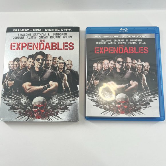 Expendables Blu-Ray DVD Movie Rated R Sylvester Stallone Jason Statham Jet Li - Picture 2 of 6